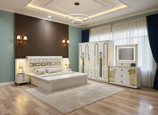 DREWNO KING SIZE BEDROOMSET