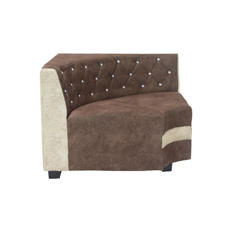 Casper L Shaped Fabric 8 Seater Sofa