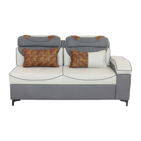 Braxton Lounger Fabric 5 Seater Sofa