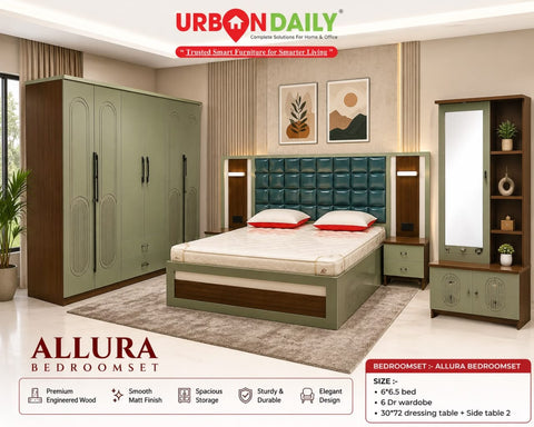 DREWNO KING SIZE  BEDROOMSET