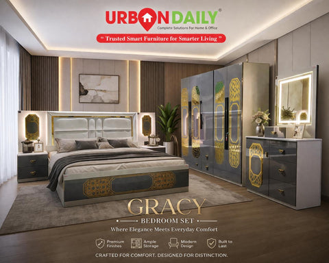 GRACY KING SIZE  BEDROOMSET